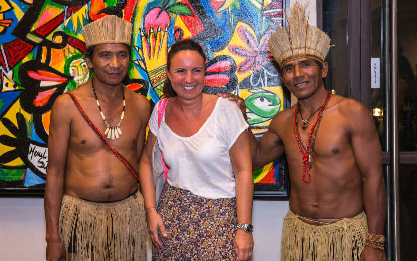 Visite exceptionnelle de l’artiste brésilien Menelaw SETE